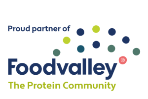 Logo van de Foodvalley Protein Community