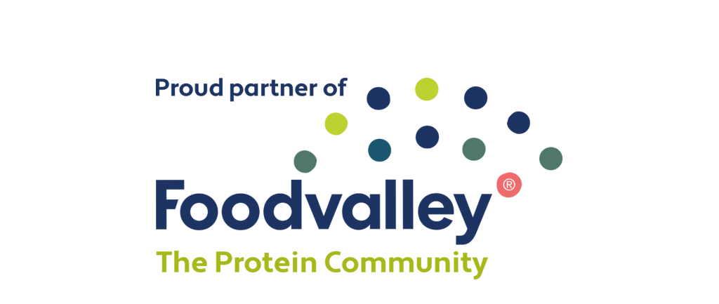 Logo van de Foodvalley Protein Community